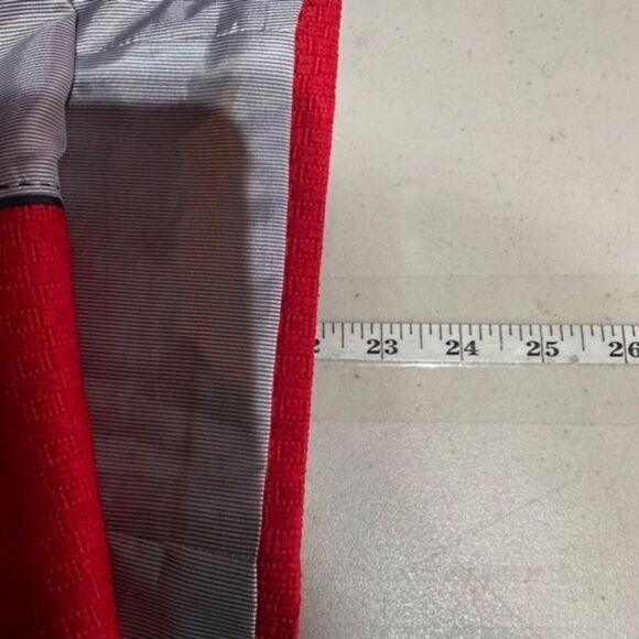 Talbots Women's Petite Notch Lapel Double Breasted Red Blazer Jacket Size 14P‎ - Picture 11 of 11